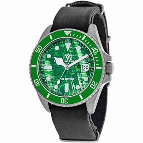 Christian Van Sant Men's Watch - Montego Vintage Green Dial Leather Strap | CV5202B men's watches best men's watches under $500 affordable men's watches men watches classic