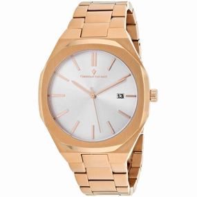 Christian Van Sant Men's Watch - Octavius Slim Quartz Silver Dial Bracelet | CV0523 Luxury Quartz Watch Quartz Watch Sale
