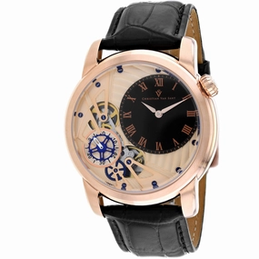 Christian Van Sant Men's Watch - Sprocket Auto-Quartz Rose Gold Dial Strap | CV1546 men's watches best men's watches under $500 affordable men's watches men watches classic