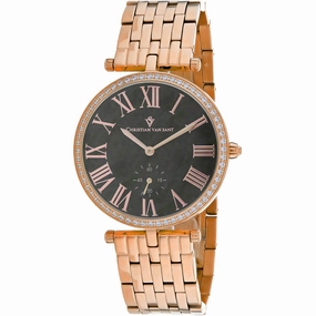 Christian Van Sant Women's Watch - Hush Quartz Mop Dial Rose Gold Bracelet | CV0294 Luxury Quartz Watch Quartz Watch Sale