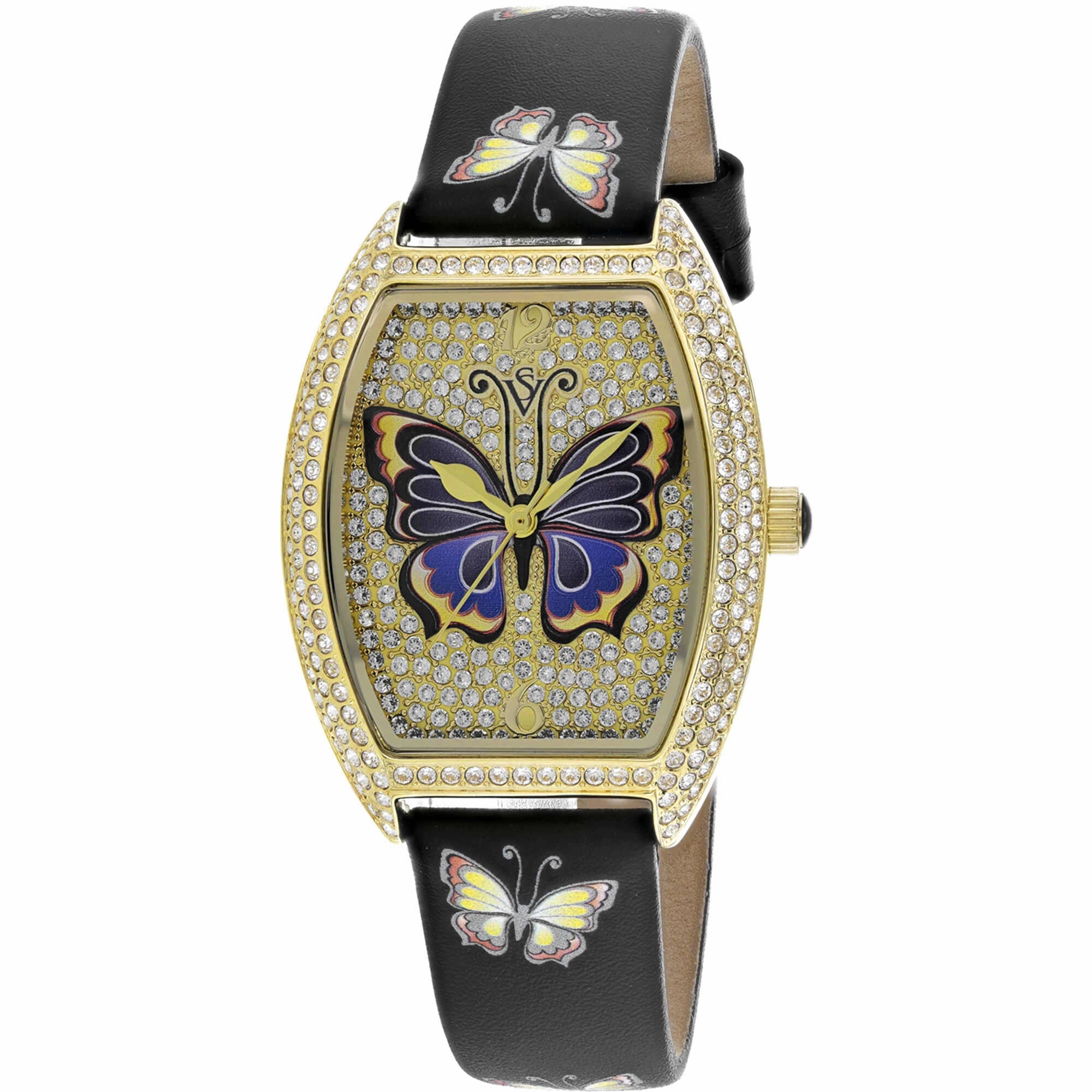 Christian Van Sant Women's Watch - Papillon Quartz Silver Dial Brown Strap | CV4873 Luxury Quartz Watch Quartz Watch Sale
