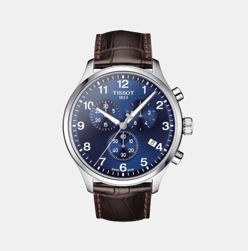 Chrono Xl Men Chronograph Leather Watch T1166171604700 budget    watches    watches classic