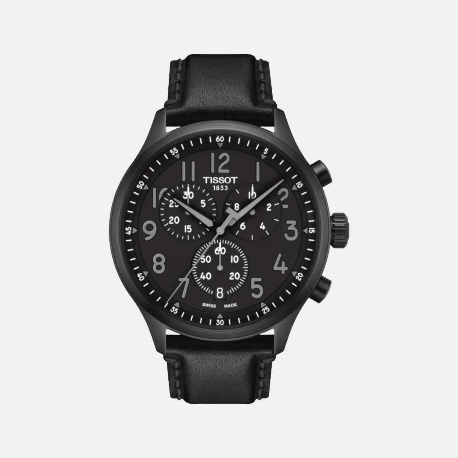 Chrono Xl Vintage Men's Black Leather Watch T1166173605200 budget    watches    watches classic