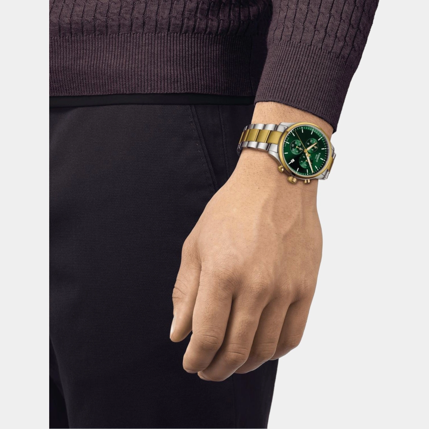Chrono Xl Men Stainless Steel Watch T1166172209100