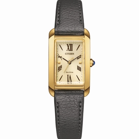 Citizen Eco-Drive EW5622-09P Affordable Leather Watch Leather Watch Discount