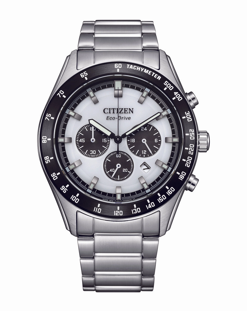 Citizen Eco-Drive White Dial Stainless Steel Watch CA4674-58A 