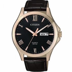 Citizen Quartz BF2023-01H Affordable Leather Watch Leather Watch Discount