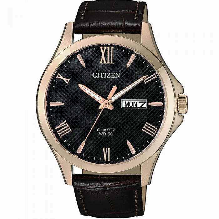 Citizen Quartz BF2023-01H Affordable Leather Watch Leather Watch Discount