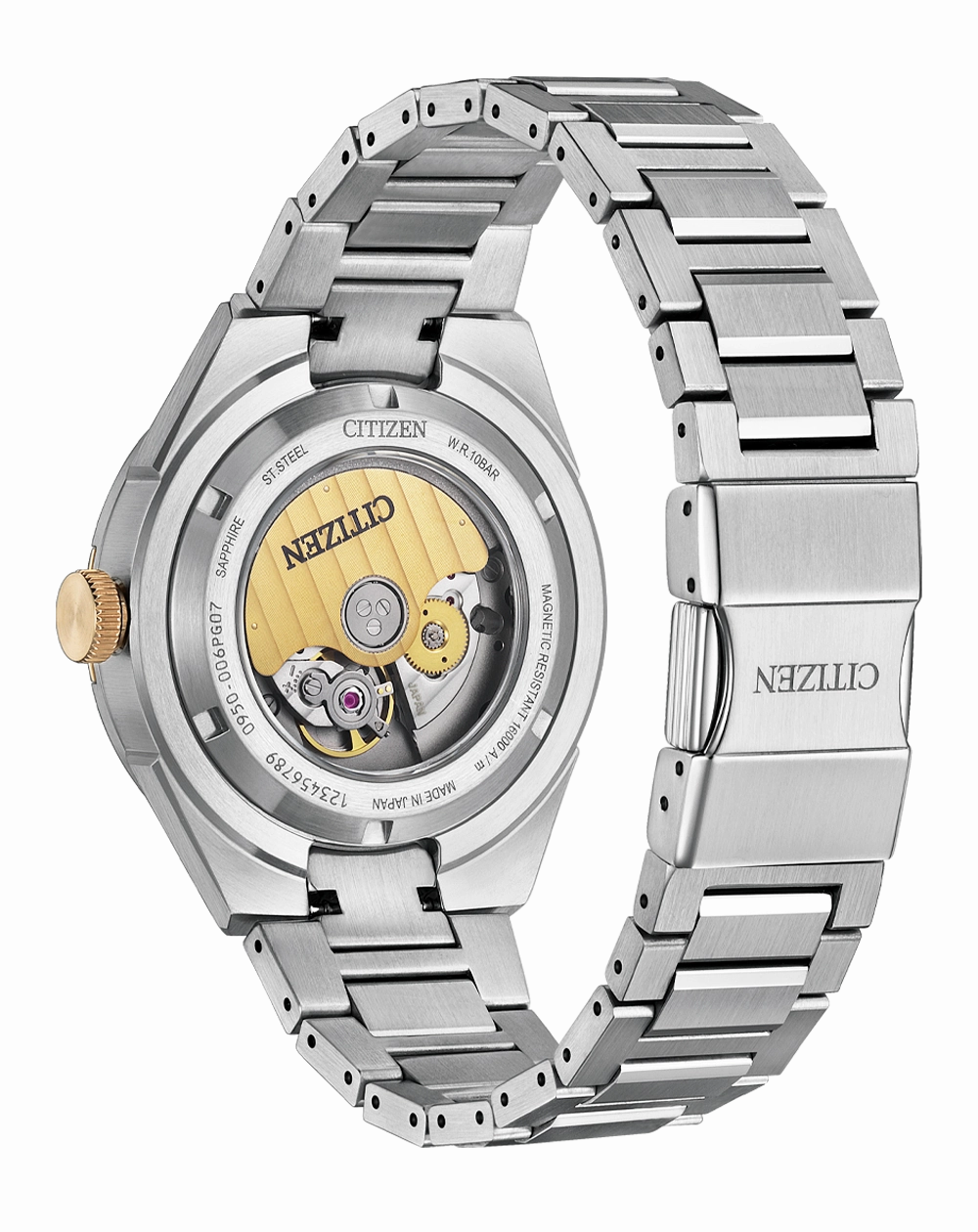 Citizen Series 8 Automatic Stainless Steel Black Watch NA1034-51H