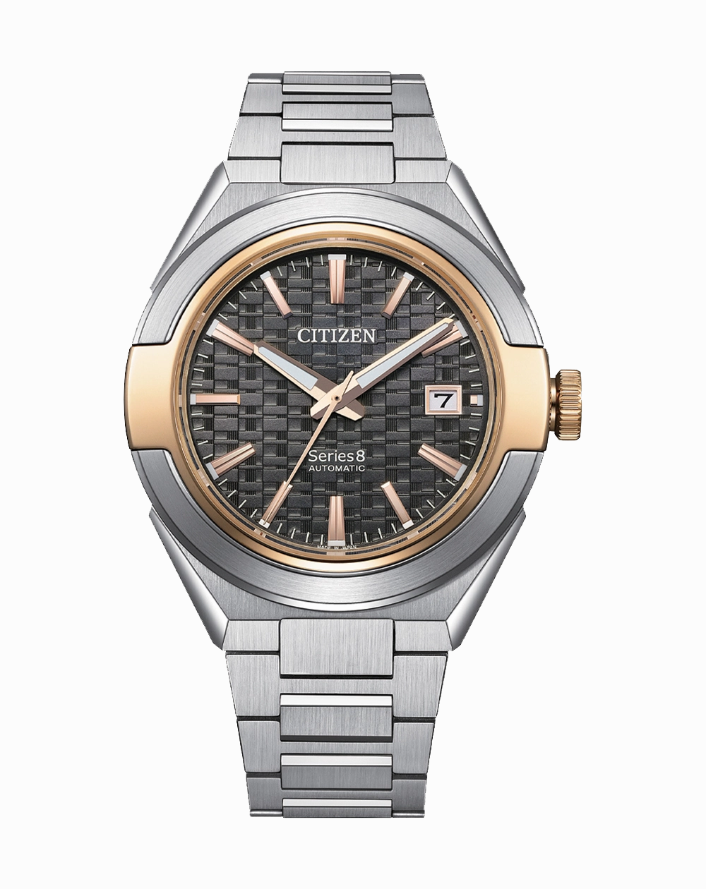 Citizen Series 8 Automatic Stainless Steel Black Watch NA1034-51H 