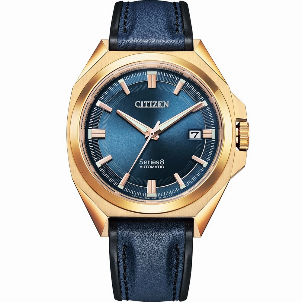 Citizen Series 8 NB6012-18L Automatic Affordable Leather Watch Leather Watch Discount