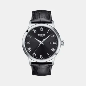 Classic Dream Men's Black Analog Leather Watch T1294101605300 budget    watches    watches classic