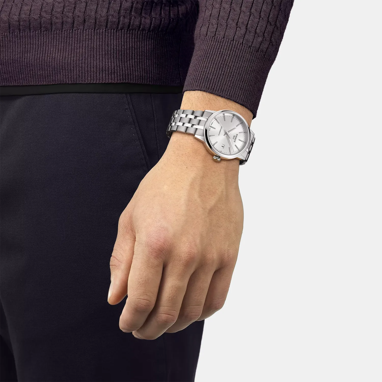 Classic Dream T-Classic Men Analog Silver Dial Swiss    Automatic Stainless Steel Watch T1294071103100