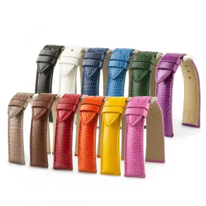 Classic "Essentials" watch band - Lizard leather band (black, blue, green...) Luxury watch bands Limited edition watch bands