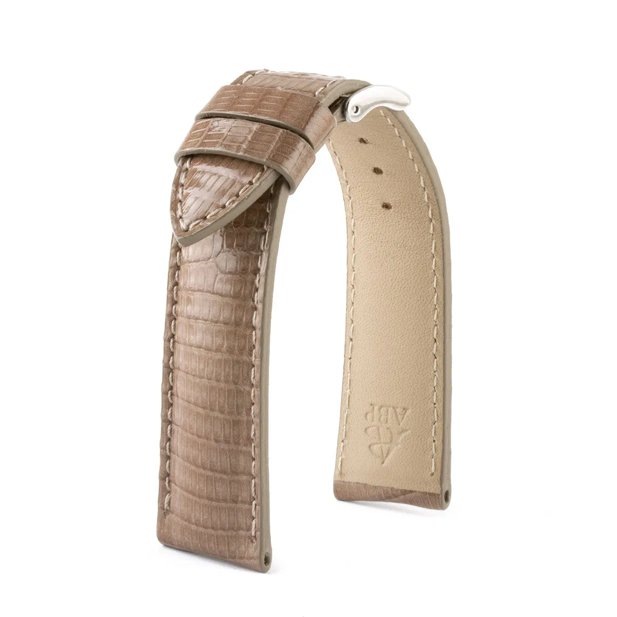 Classic "Essentials" watch band - Lizard leather band (black, blue, green...)