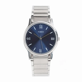 Classic Analog 3-Hand 46mm Stainless Steel Band stainless-steel watches stainless steel watch bands stainless steel watches cheap