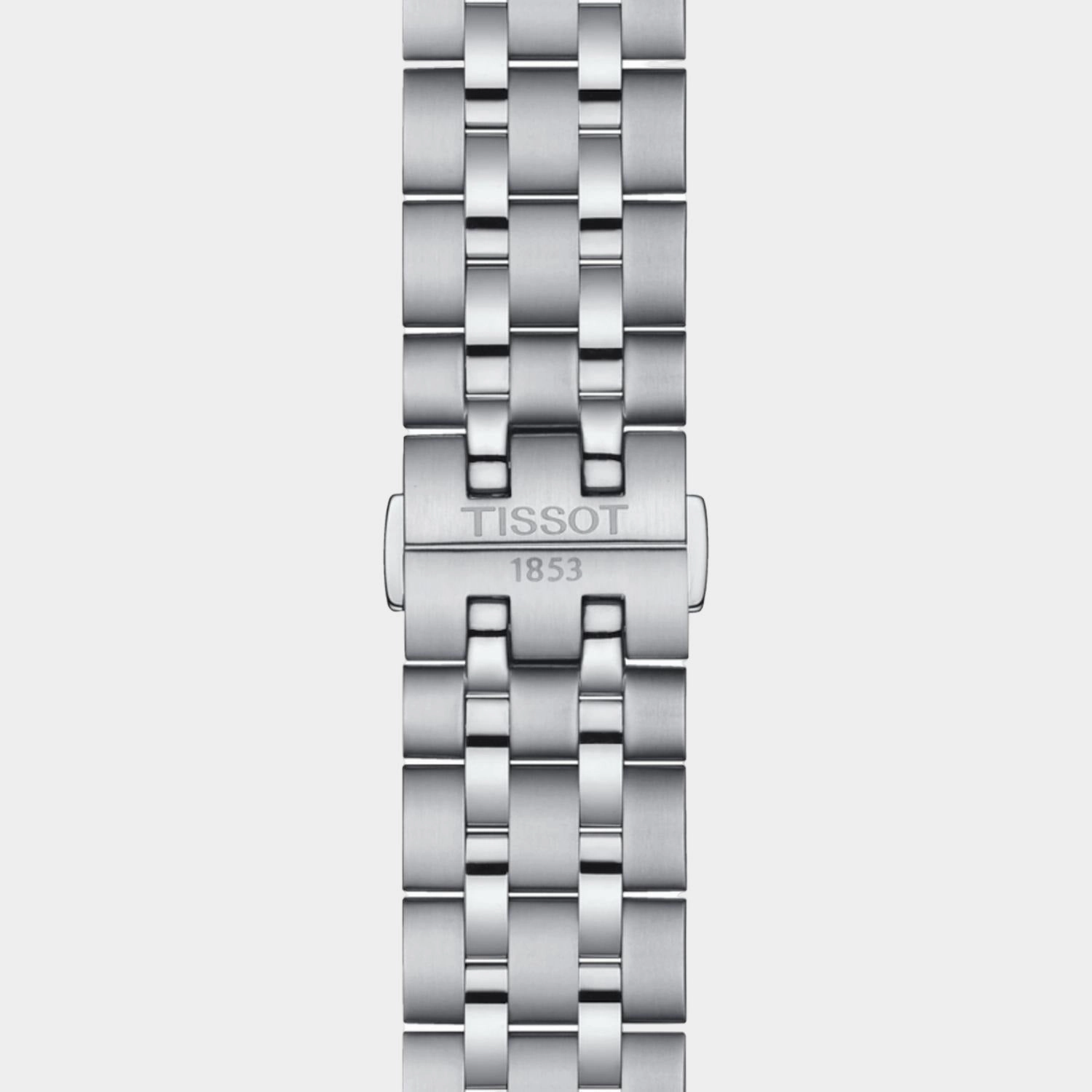 Classic Dream Men's White Dial Analog Stainless Steel Watch T1294101101300