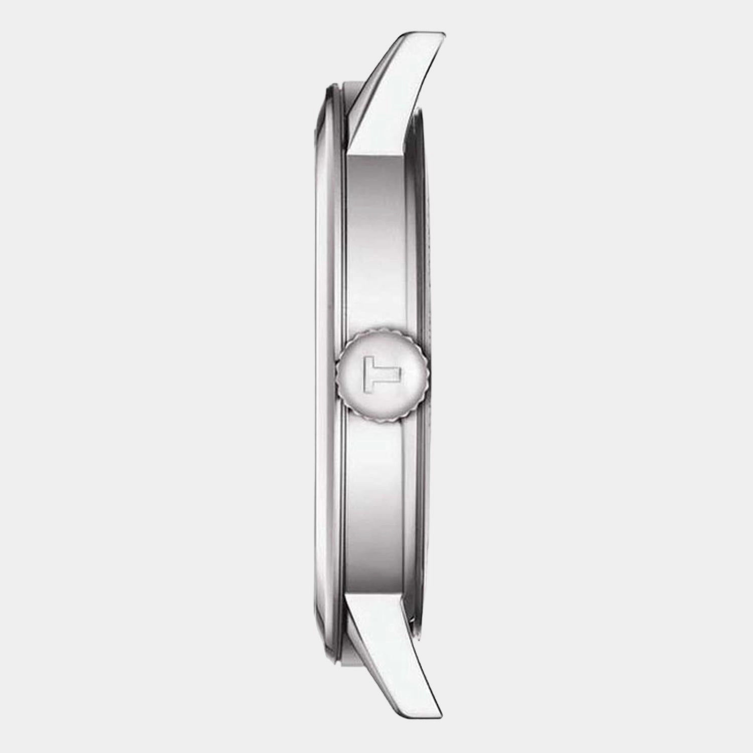 Classic Dream Men's White Dial Analog Stainless Steel Watch T1294101101300