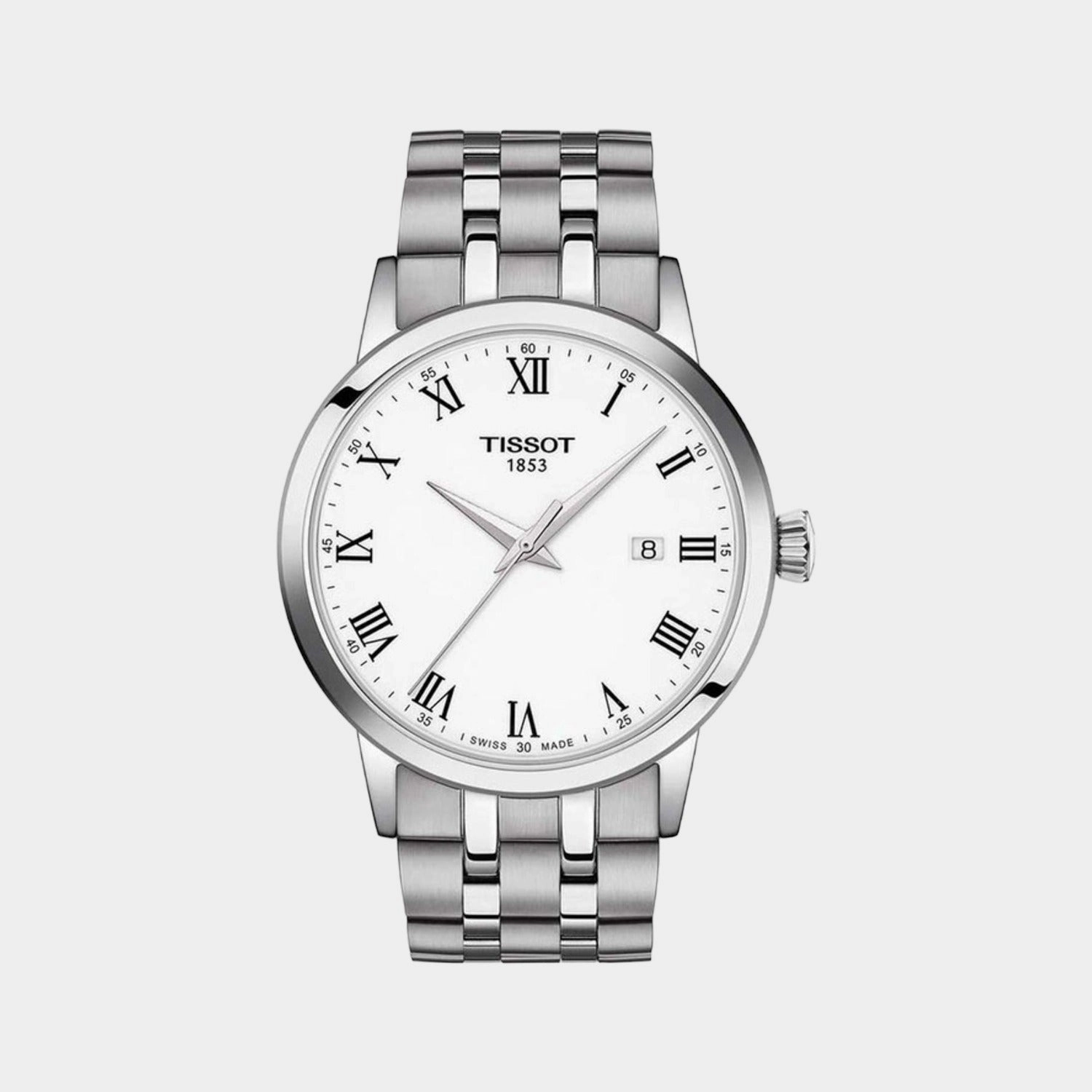 Classic Dream Men's White Dial Analog Stainless Steel Watch T1294101101300 budget    watches    watches classic