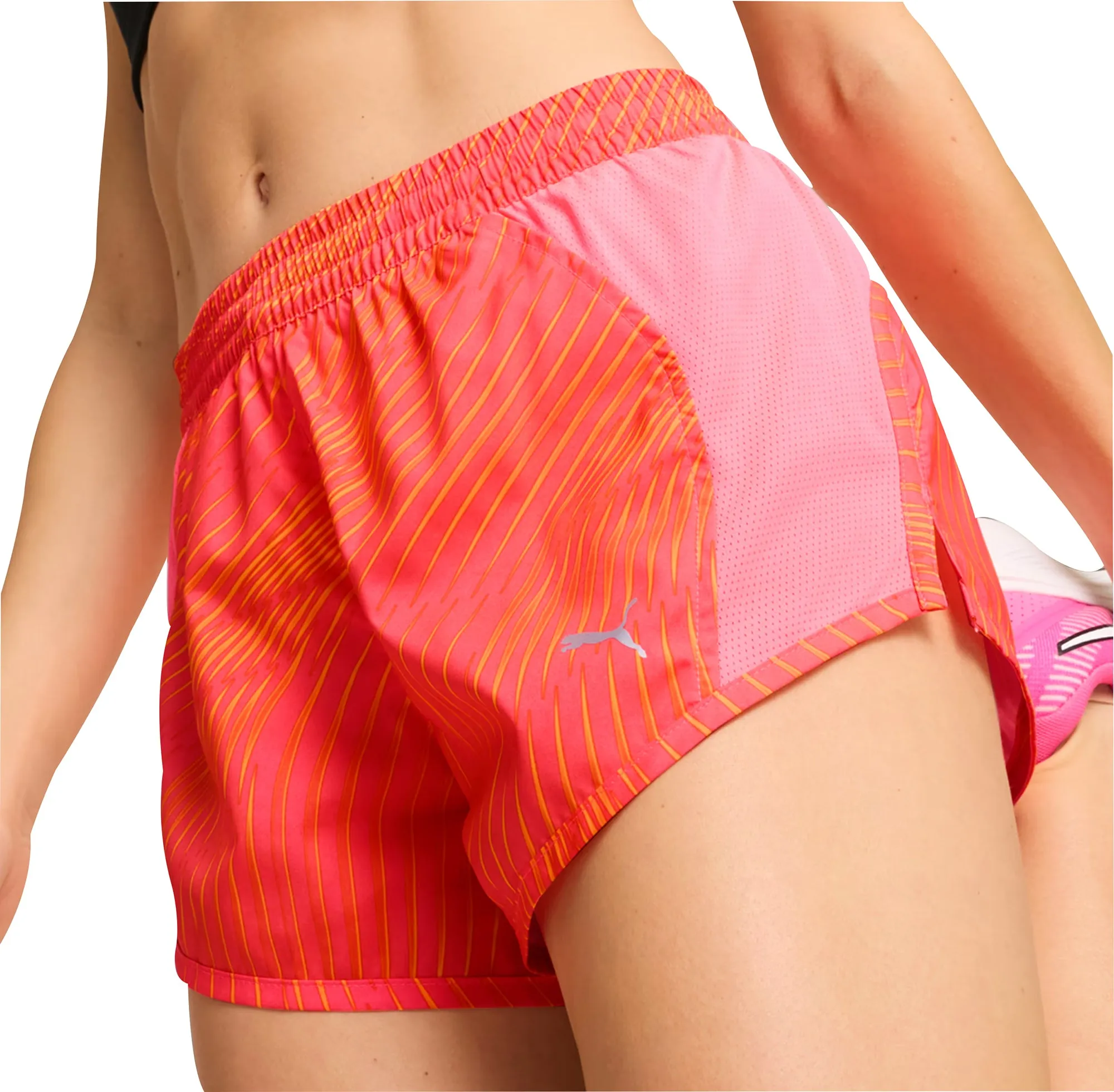 Clothing Puma  Women Puma Favourite Velocity 3 Inch Womens Running Shorts - Pink