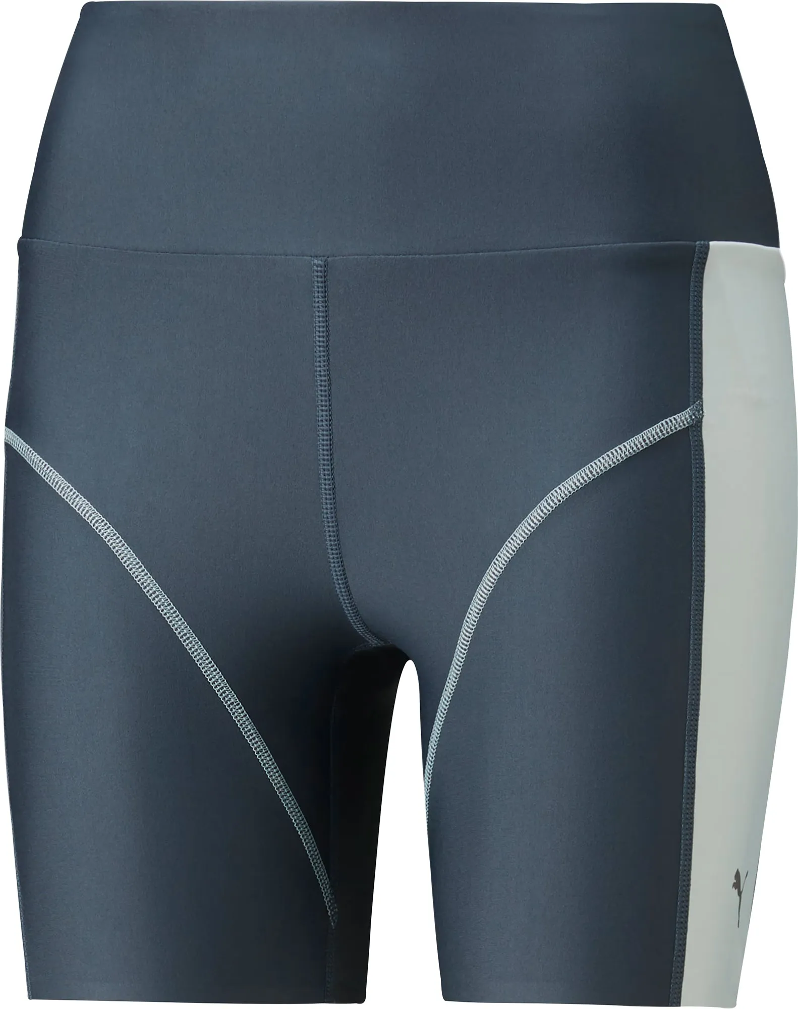 Clothing Puma  Women Puma Marathon 6 Inch Womens Short Running Tights - Blue