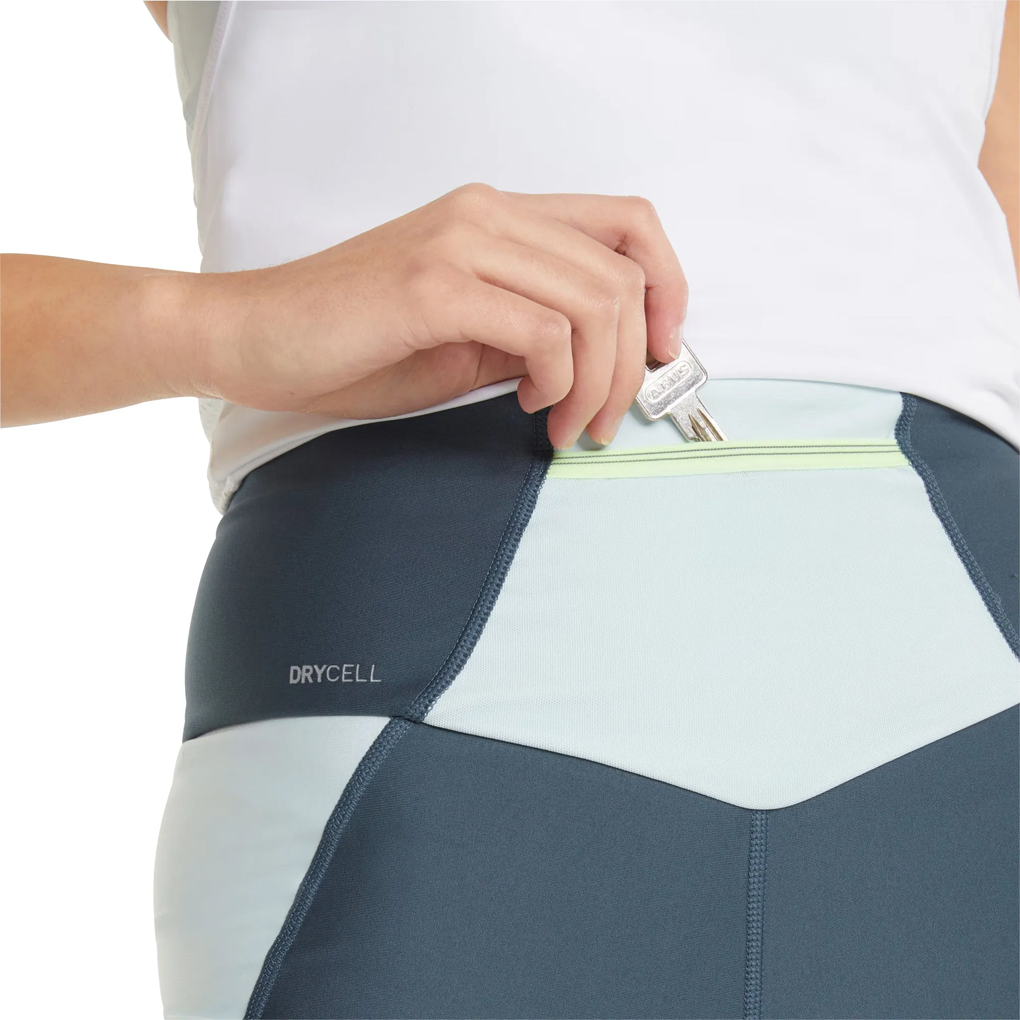 Clothing Puma  Women Puma Marathon 6 Inch Womens Short Running Tights - Blue