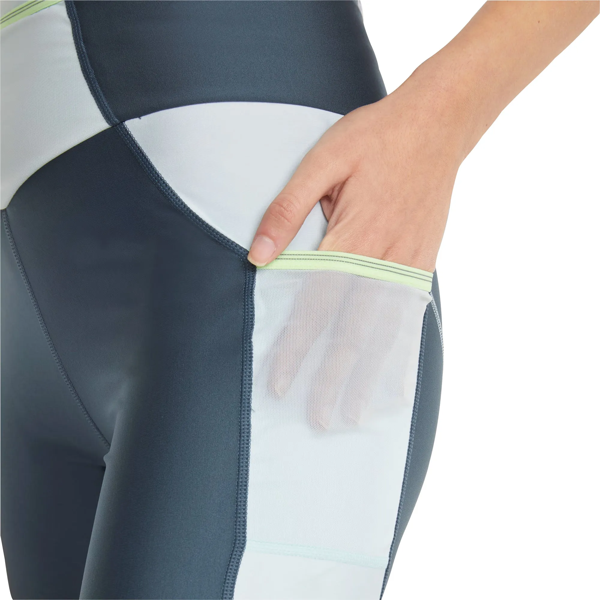 Clothing Puma  Women Puma Marathon 6 Inch Womens Short Running Tights - Blue