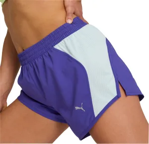 Clothing Puma  Women Puma Run Favourite Velocity 3 Inch Womens Running Shorts - Blue