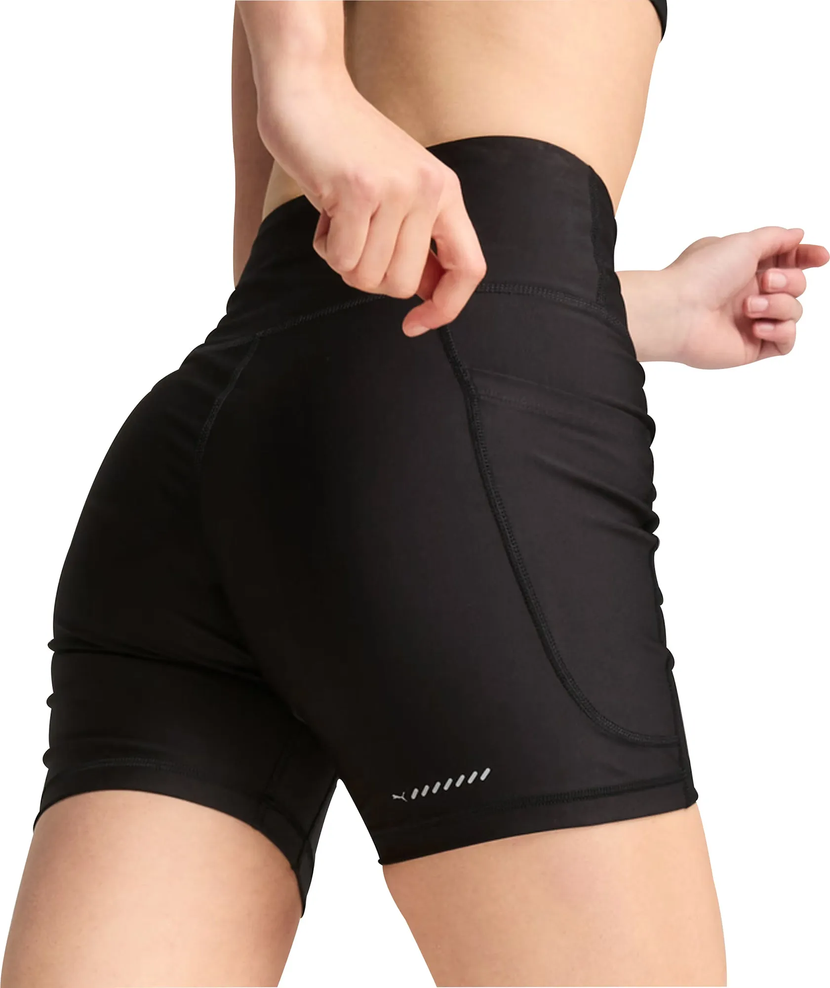 Clothing Puma  Women Puma Velocity 5 Inch Womens Short Running Tights - Black