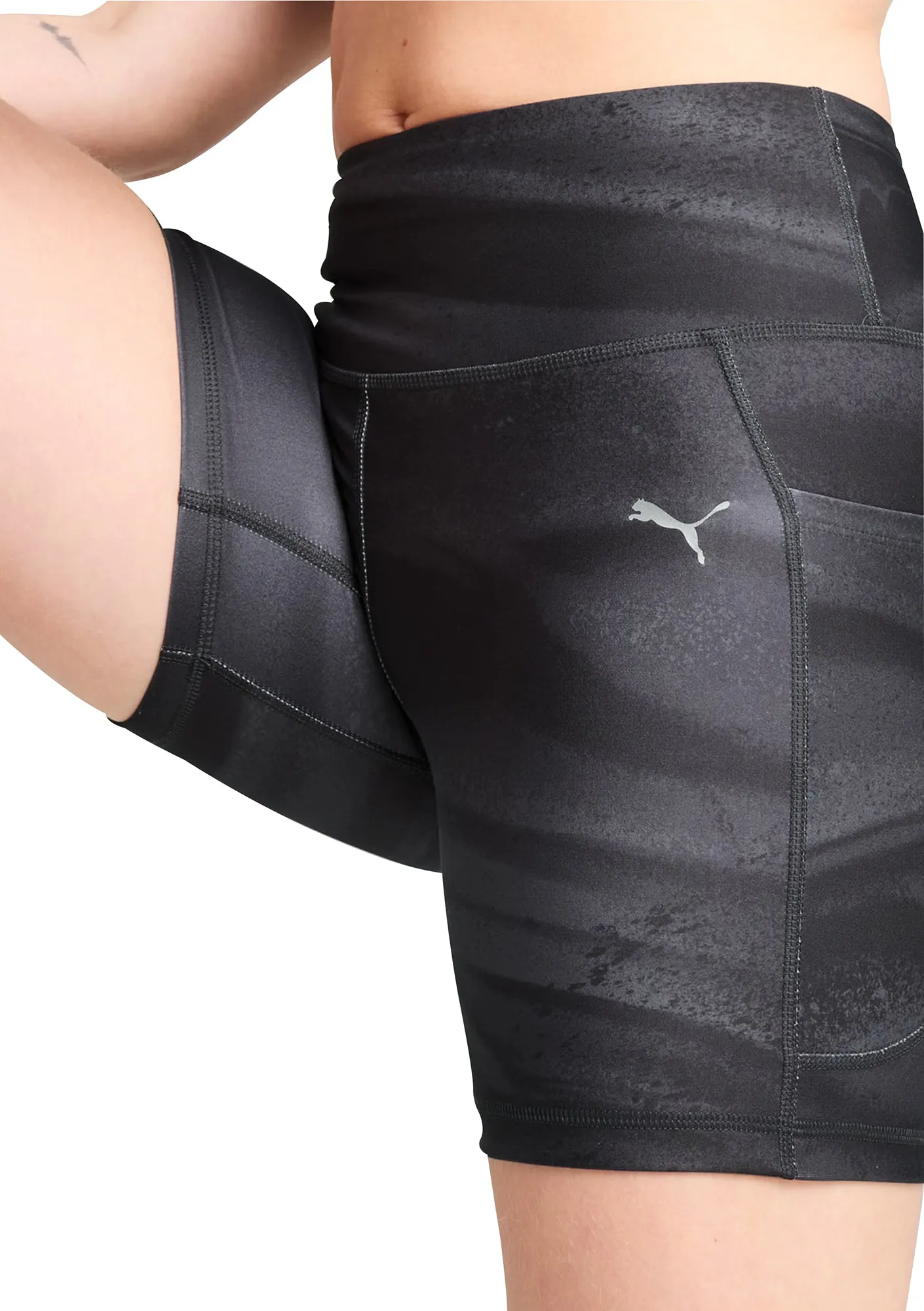 Clothing Puma  Women Puma Velocity 5 Inch Womens Short Running Tights - Black