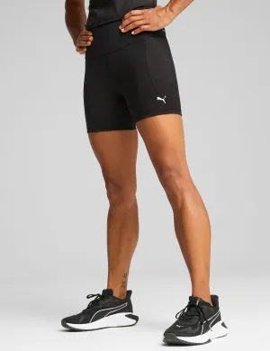 Cloudspun High Waisted 5" Tight Shorts - Black/White