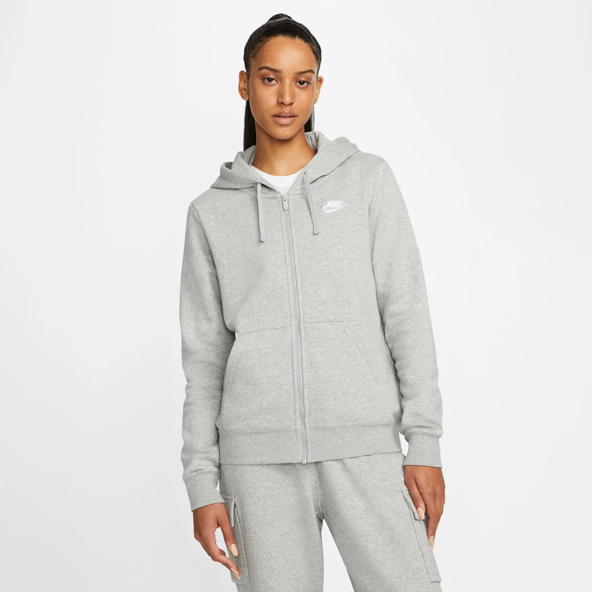 Club Fleece FZ Hoody - Womens Clothing_Nike