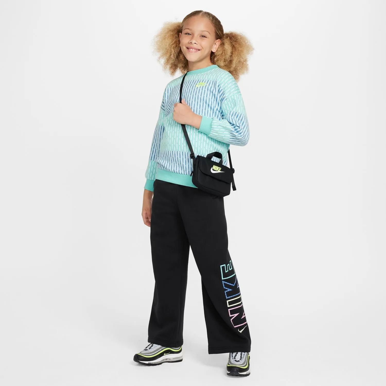 Club Fleece Wide Leg Pant - Youth Clothing_Nike