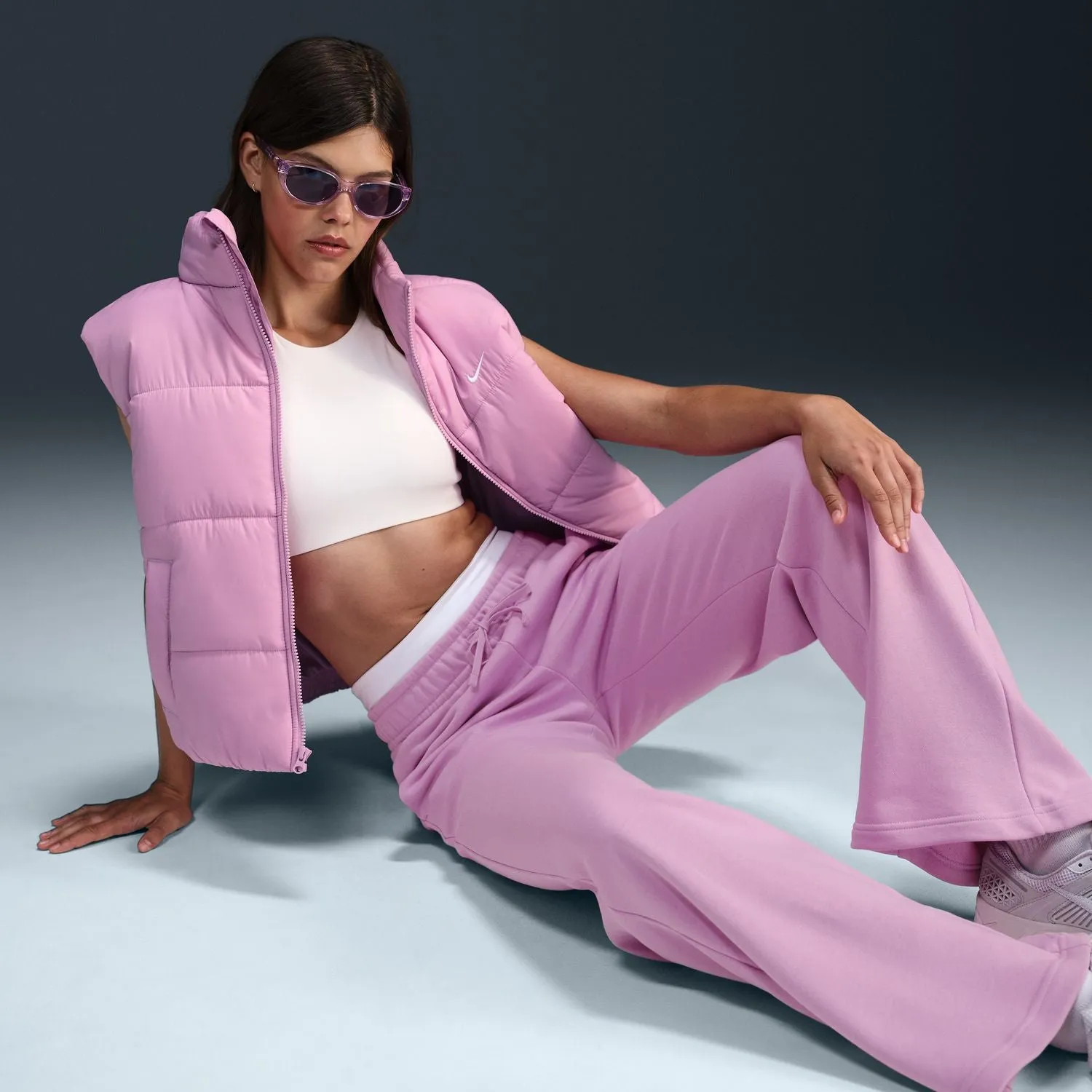 Club Fleece Wide Pant - Womens Clothing_Nike