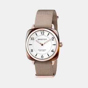 Clubmaster Chic Women Quartz White Dial Analog Nato Watch 17536.PRA.T.2.NT women watches best women watches affordable women's watches branded women watches