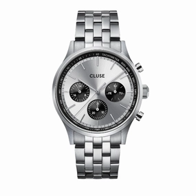 CLUSE Antheor Multifunction Silver Dial Stainless Steel Watch CW21007 