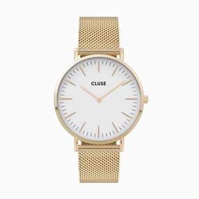 CLUSE Boho Chic Mesh Gold Watch CW0101201009 