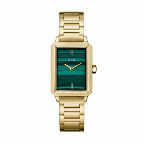 Cluse Fluette Green/Gold Link CW11502 