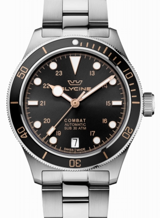Combat SUB 36 Black Ref. GL0396,automatic watch,automatic watches for men,automatic watches for women,luxury automatic watch,minimalist automatic watch,dress automatic watch,vintage automatic watch,automatic watch sale