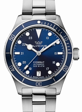 Combat SUB 36 Blue Ref. GL0337,automatic watch,automatic watches for men,automatic watches for women,luxury automatic watch,minimalist automatic watch,dress automatic watch,vintage automatic watch,automatic watch sale