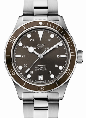 Combat SUB 36 Brown Ref. GL0338,automatic watch,automatic watches for men,automatic watches for women,luxury automatic watch,minimalist automatic watch,dress automatic watch,vintage automatic watch,automatic watch sale