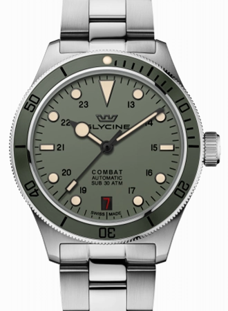 Combat SUB 36 Dark Green Ref. GL0394,automatic watch,automatic watches for men,automatic watches for women,luxury automatic watch,minimalist automatic watch,dress automatic watch,vintage automatic watch,automatic watch sale