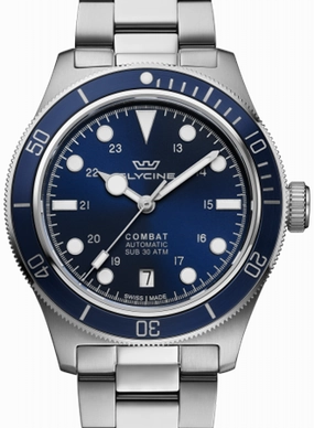 Combat SUB 39 Blue Ref. GL0400,automatic watch,automatic watches for men,automatic watches for women,luxury automatic watch,minimalist automatic watch,dress automatic watch,vintage automatic watch,automatic watch sale