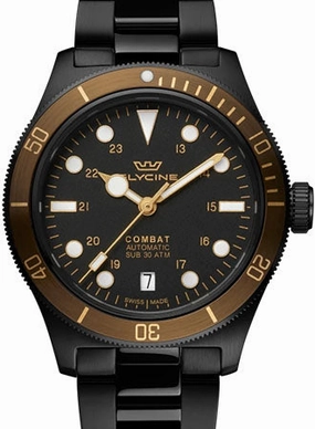 Combat SUB 39 PVD Golden Eye Ref. GL0409,automatic watch,automatic watches for men,automatic watches for women,luxury automatic watch,minimalist automatic watch,dress automatic watch,vintage automatic watch,automatic watch sale