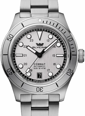 Combat SUB 39 Silver Ref. GL0539,automatic watch,automatic watches for men,automatic watches for women,luxury automatic watch,minimalist automatic watch,dress automatic watch,vintage automatic watch,automatic watch sale
