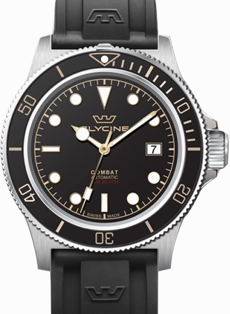 Combat SUB 42 Black Gilt Ref. GL0326,automatic watch,automatic watches for men,automatic watches for women,luxury automatic watch,minimalist automatic watch,dress automatic watch,vintage automatic watch,automatic watch sale