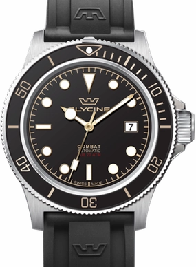 Combat SUB 42 Black Gilt Ref. GL0326,automatic watch,automatic watches for men,automatic watches for women,luxury automatic watch,minimalist automatic watch,dress automatic watch,vintage automatic watch,automatic watch sale