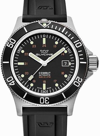 Combat SUB 42 Black Ref. GL0433,automatic watch,automatic watches for men,automatic watches for women,luxury automatic watch,minimalist automatic watch,dress automatic watch,vintage automatic watch,automatic watch sale