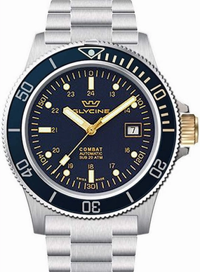 Combat SUB 42 Blue Heritage Ref. GL0271,automatic watch,automatic watches for men,automatic watches for women,luxury automatic watch,minimalist automatic watch,dress automatic watch,vintage automatic watch,automatic watch sale