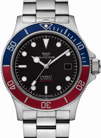 Combat SUB 42 Blue/Red Ref. GL0388,automatic watch,automatic watches for men,automatic watches for women,luxury automatic watch,minimalist automatic watch,dress automatic watch,vintage automatic watch,automatic watch sale